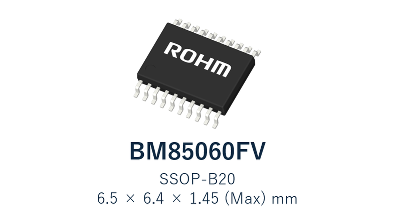 罗姆推出支持GaN高频开关的BM85060FV TP-PFC控制器IC