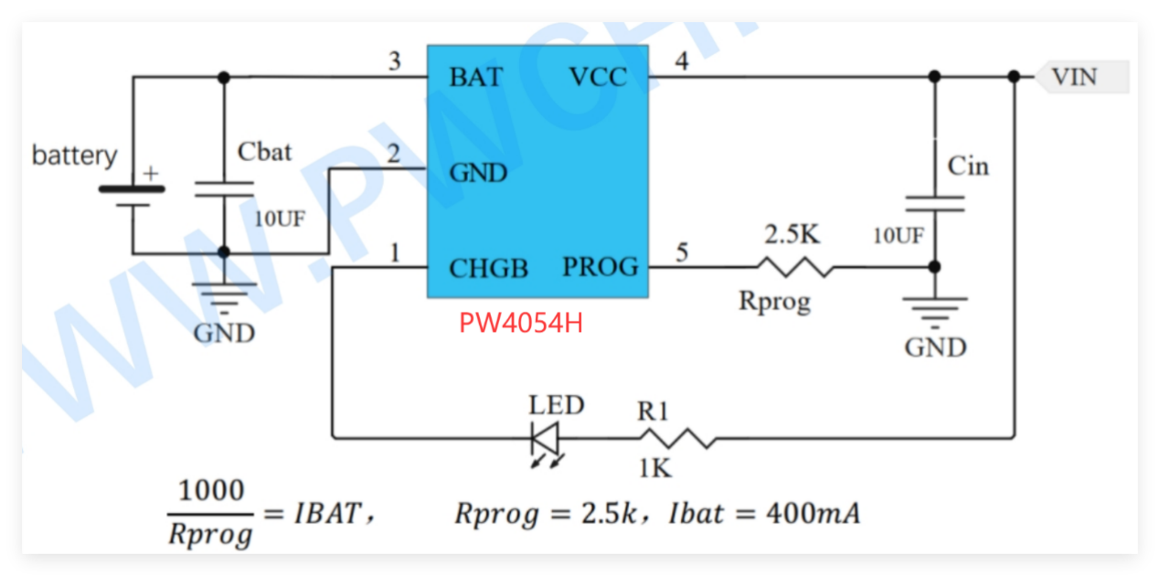 3.7V锂电池充电芯片详解：PW4054H、PW4057H、PW4056HH与PW4213对比