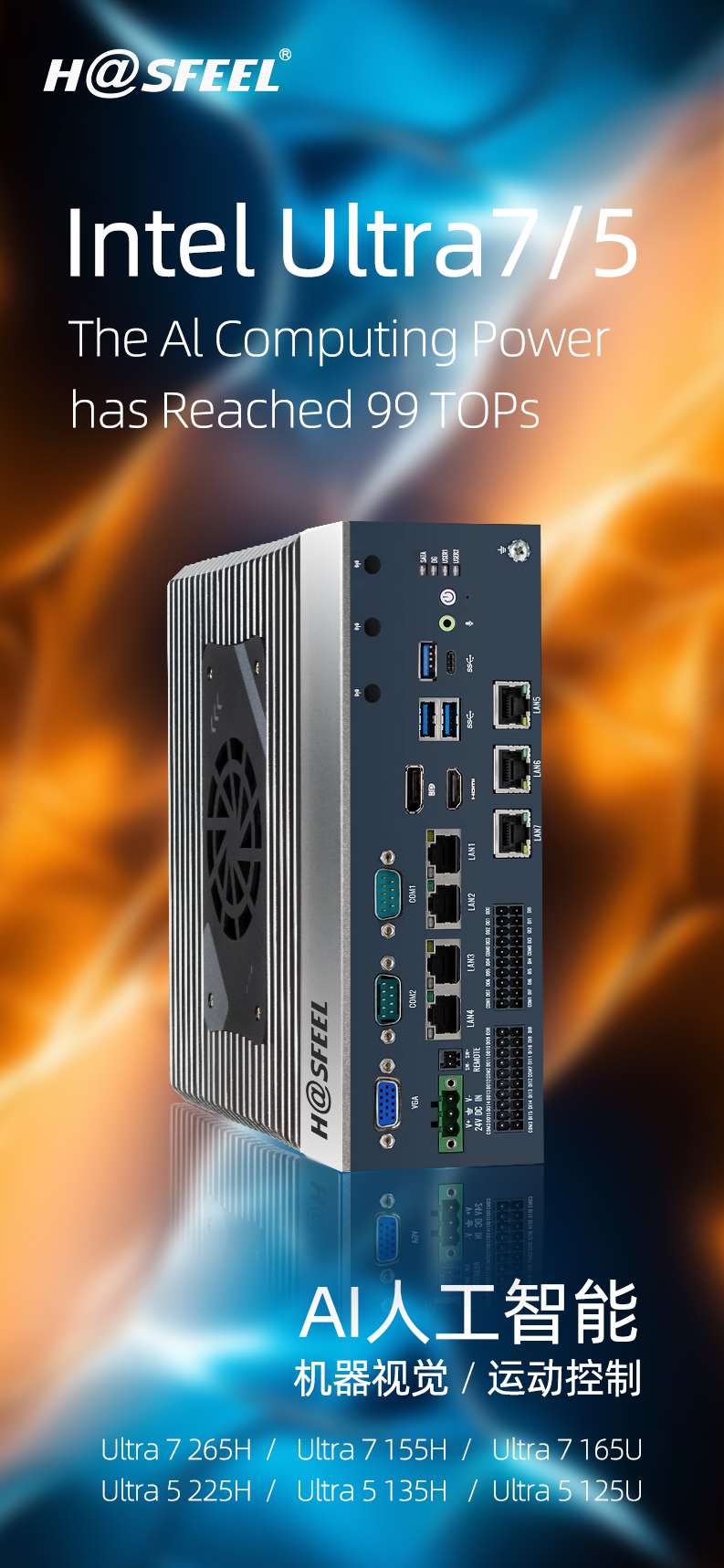 海思物连HS-Ultra 7L2D：99TOPS高算力AI边缘计算工控机发布