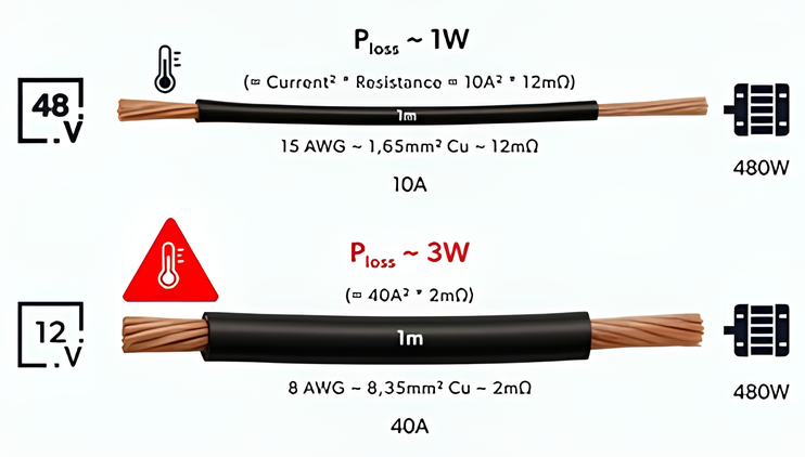 48V电源系统：电动汽车与数据中心的能效提升与热管理