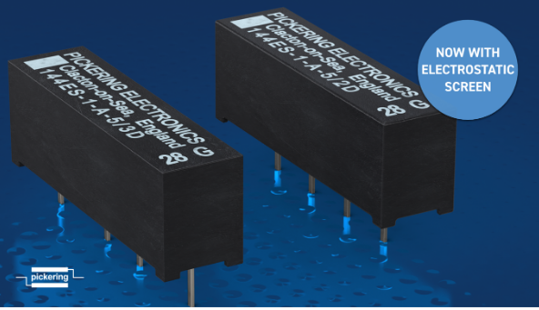 Pickering 144系列舌簧继电器：静电屏蔽技术提升高功率设计性能