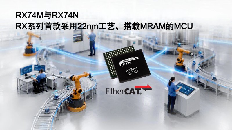 瑞萨RX74M与RX74N芯片及工业自动化应用场景
